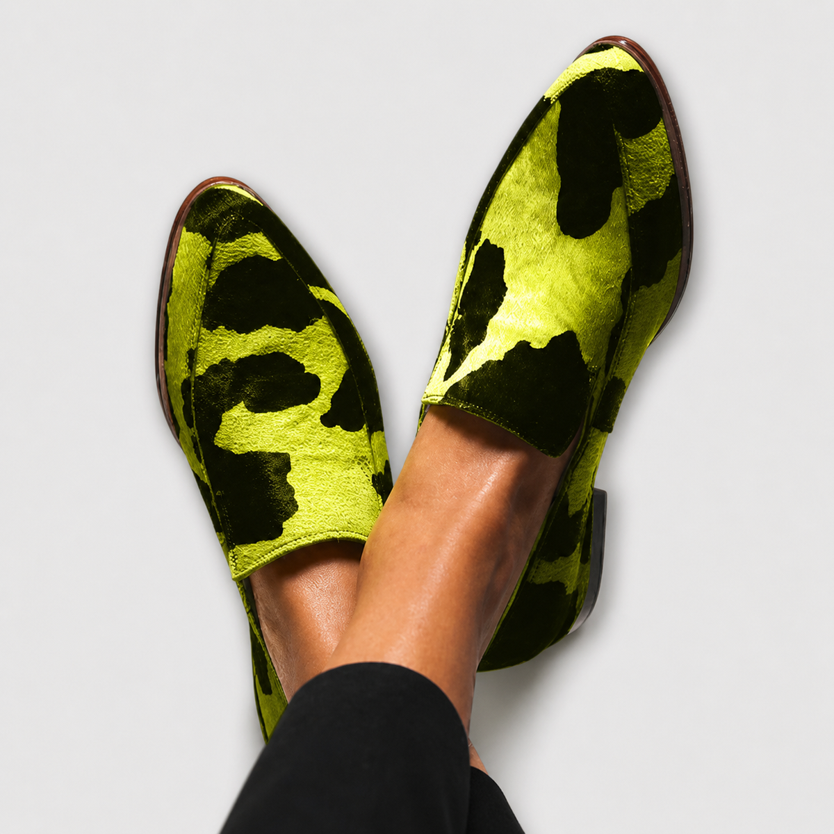 Paloma™ | Cow Print Loafers