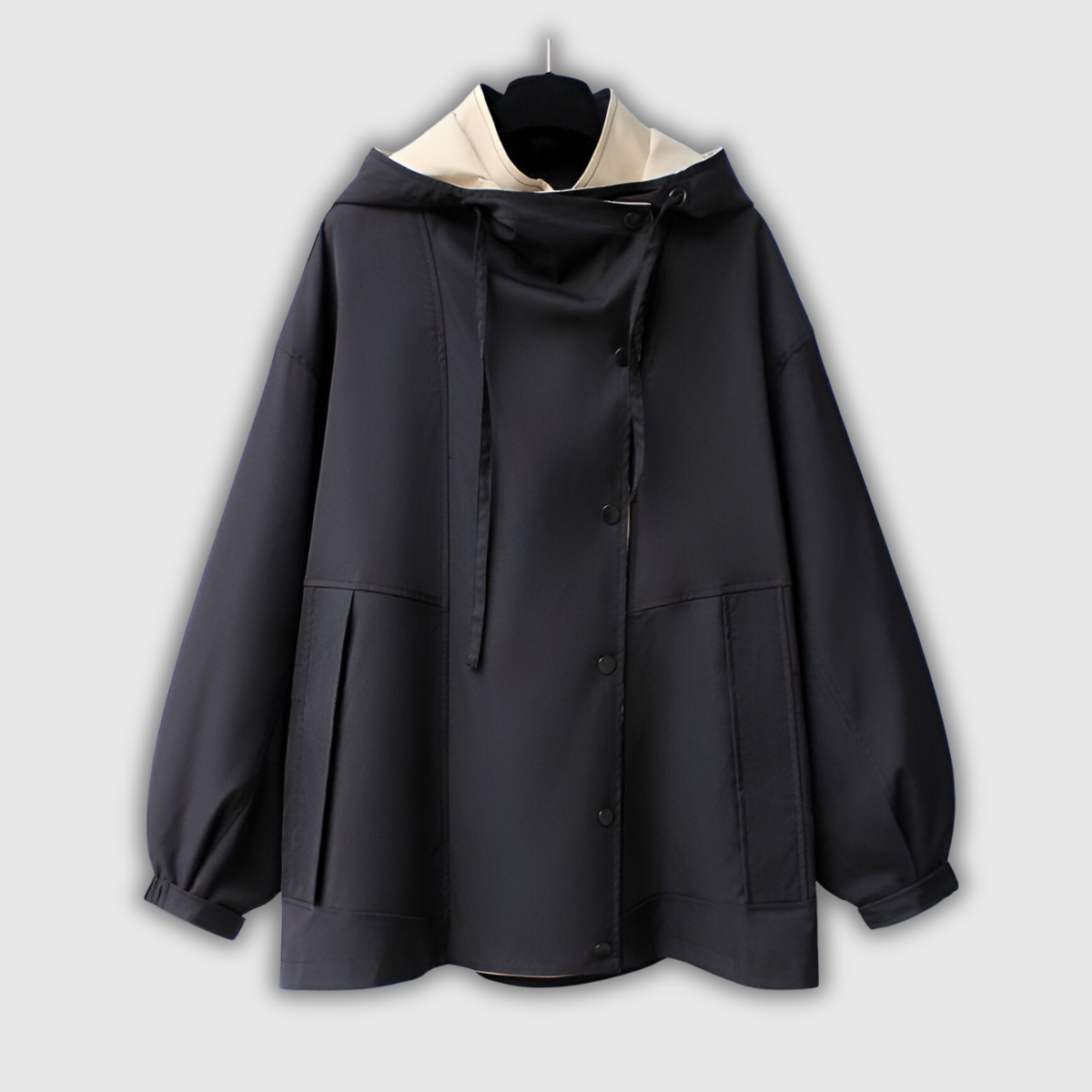 Lindsey | Two-Tone Windbreaker with Stand Collar