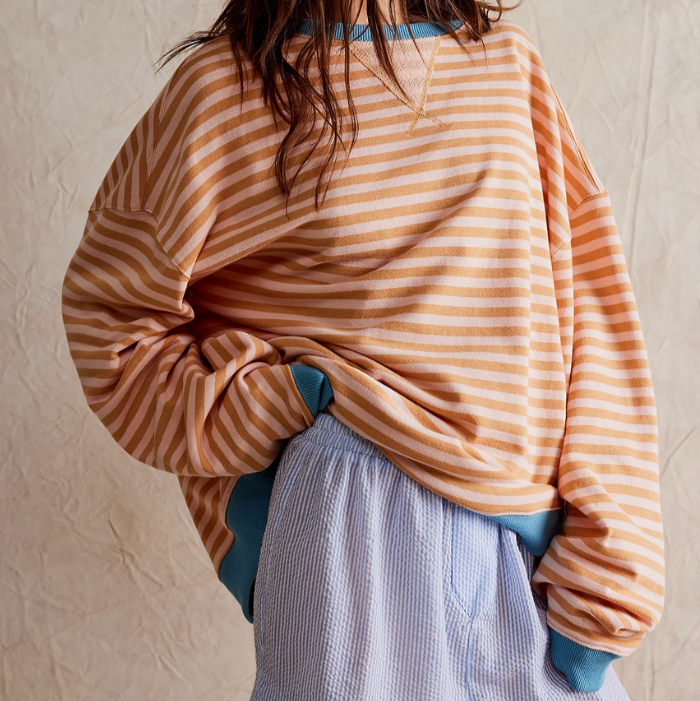 Heidi | Oversized Striped Sweater