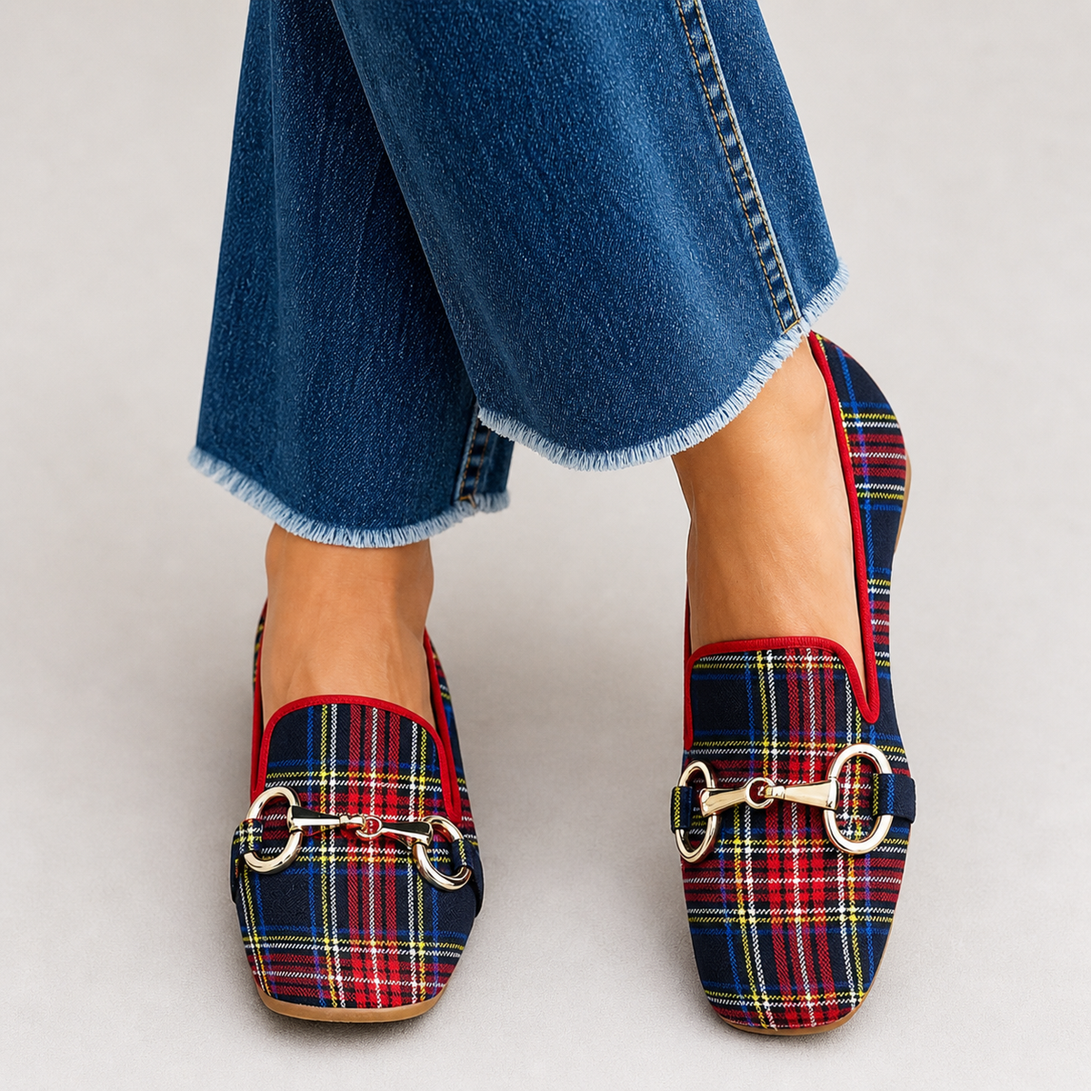 Mélani™ | Checkered Loafers