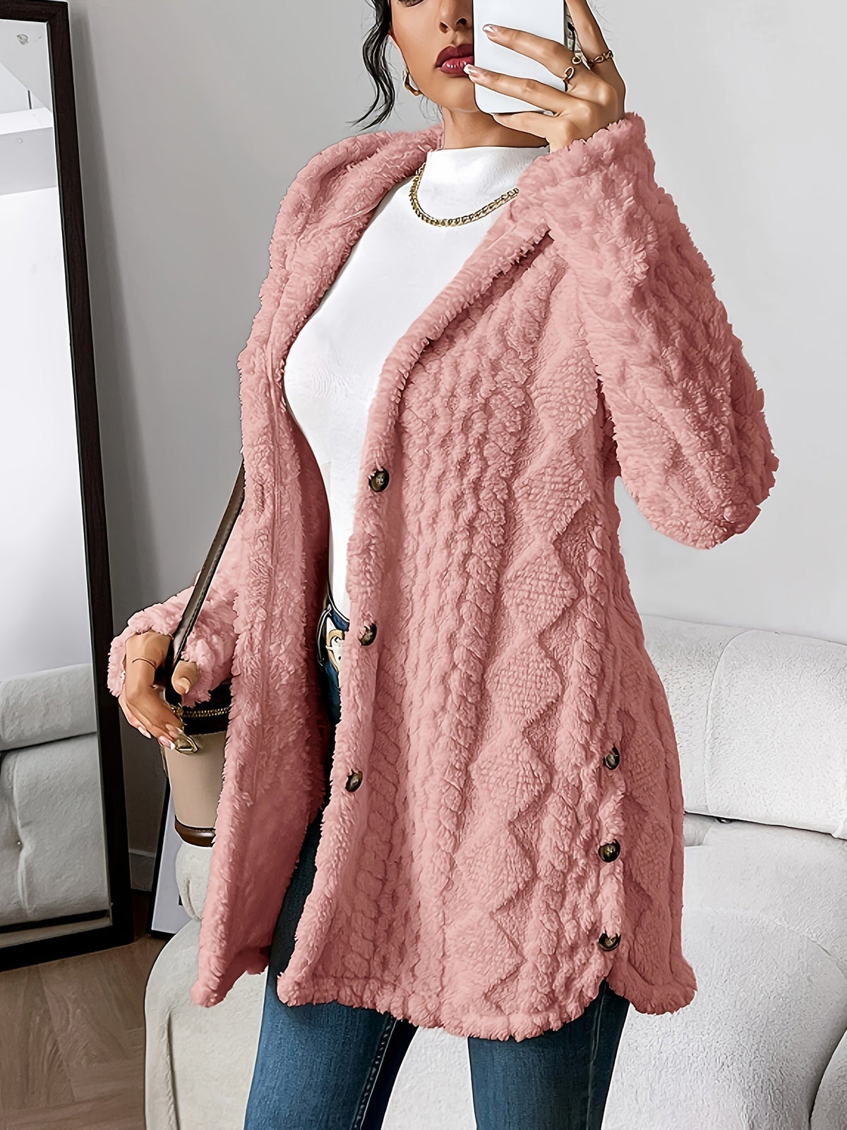 Danielle | Plush Hooded Jacket