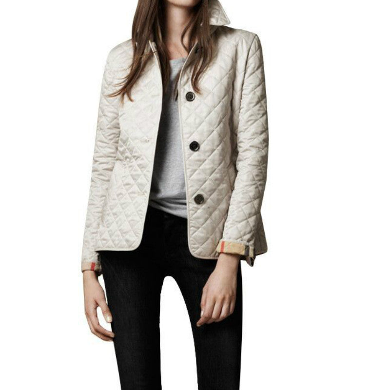 Lauren | Button-Front Quilted Jacket