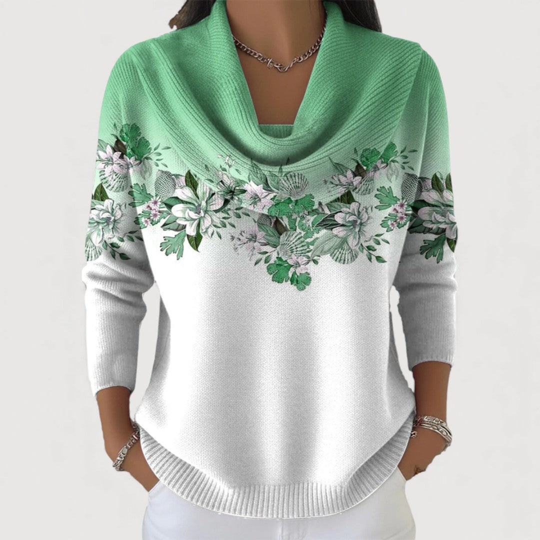 Sophie | Soft-Neck Floral Top