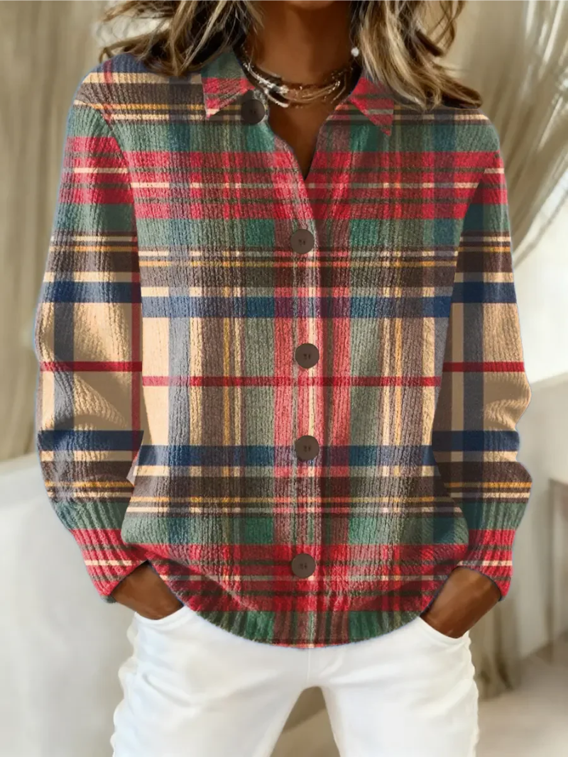 Gloria | Checked Cardigan