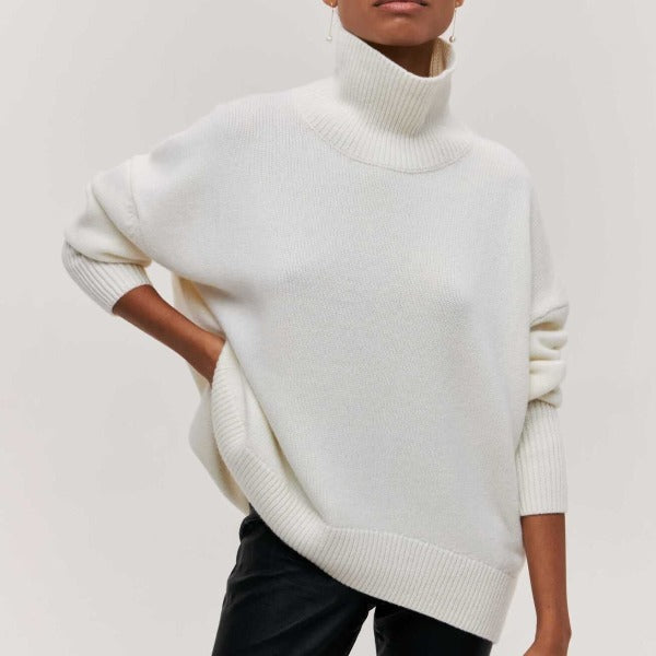 Gerda | Cable-Knit Turtleneck Sweater