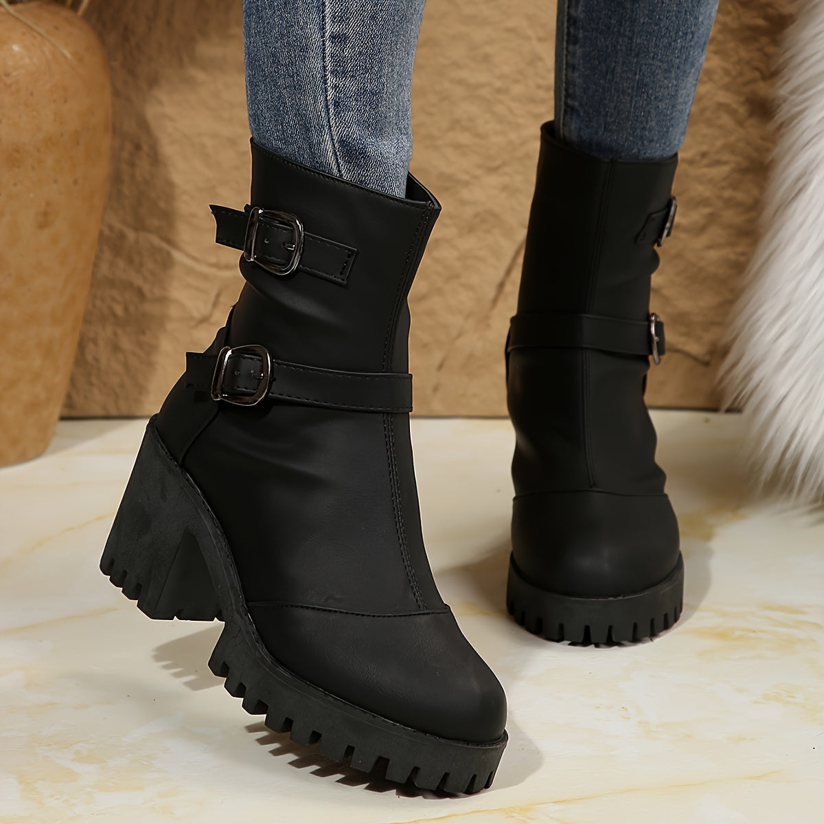 Gethin | Ankle Boots with Strap