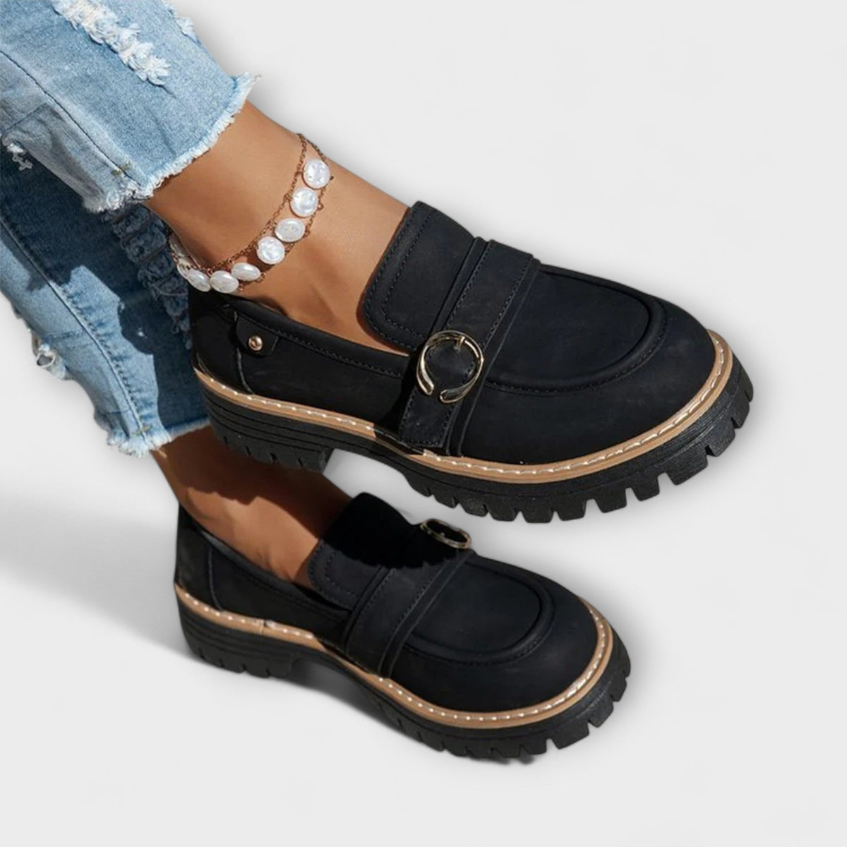 Lora™ | Round Toe Casual Loafers