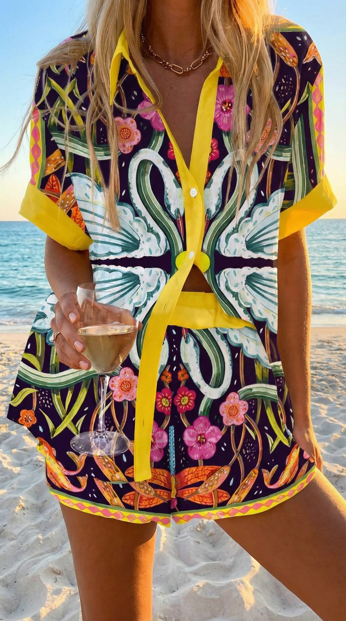 Rosemary | Bold Botanical Two-Piece Summer Set