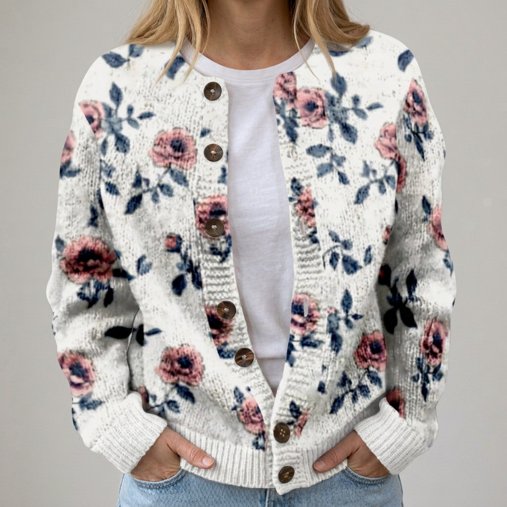 Mika | Autumn Floral Cardigan