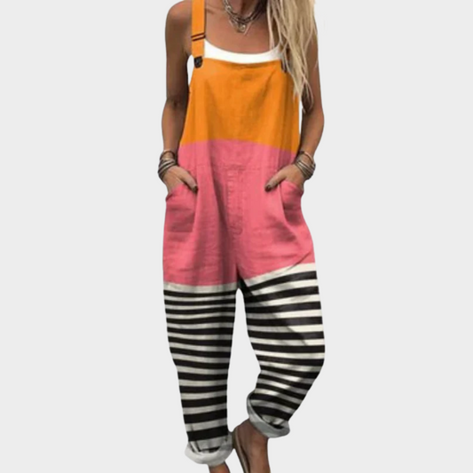 Audrey - Comfortable printed jumpsuit