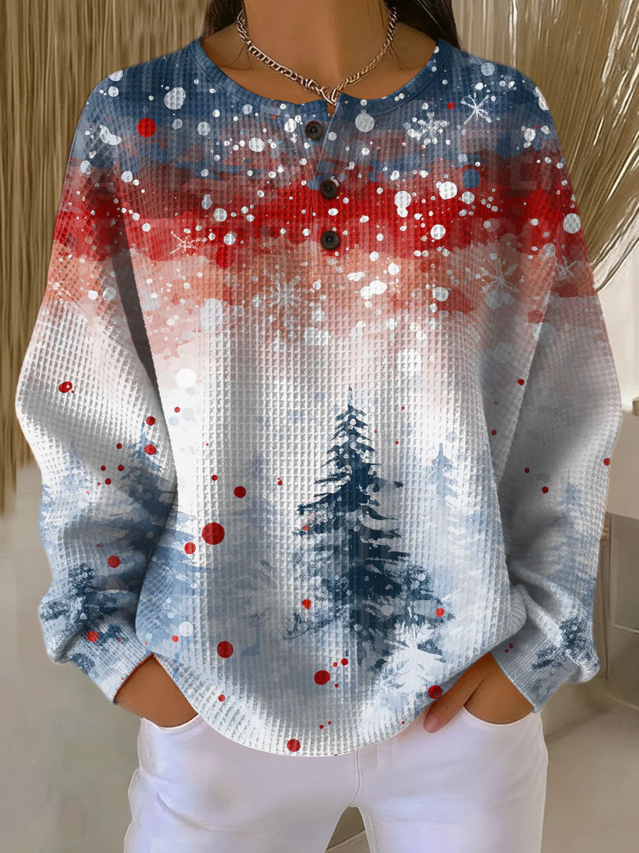 Alva™ | Cozy Christmas Sweater Featuring a Soft Pine Tree Design