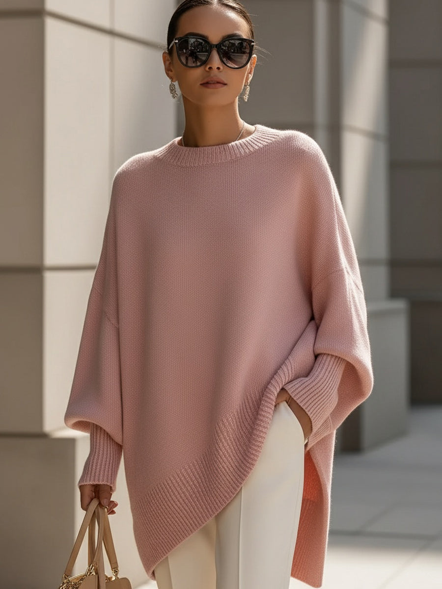 Rosemarie | Oversized Batwing-Sleeve Sweater