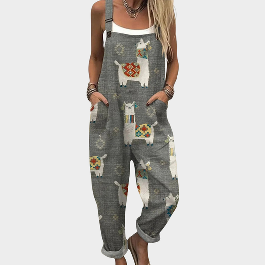 Evelyn - Comfortable printed jumpsuit