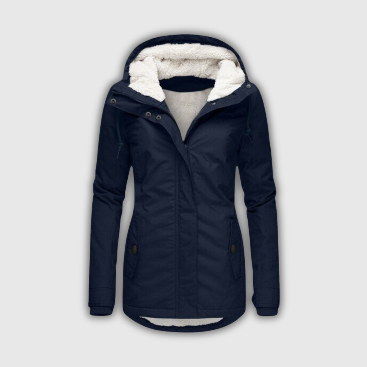 Michelle | Teddy-Lined Hooded Winter Parka