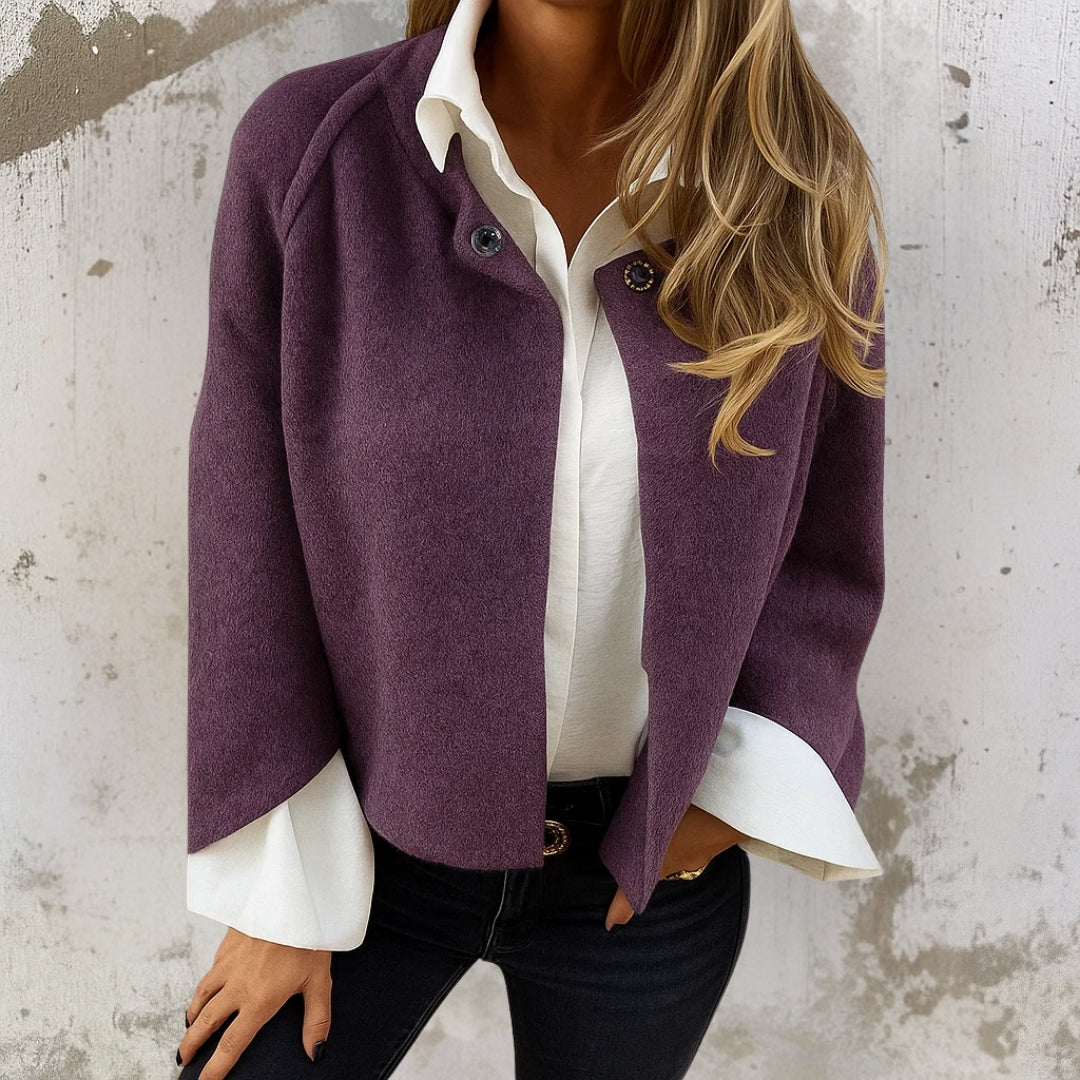 Julia | Cashmere-Feel Cropped Jacket