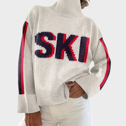 Antoinette | Art Knit Turtleneck Sweater