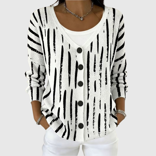 Harper | Cozy Button-Front Knit Cardigan