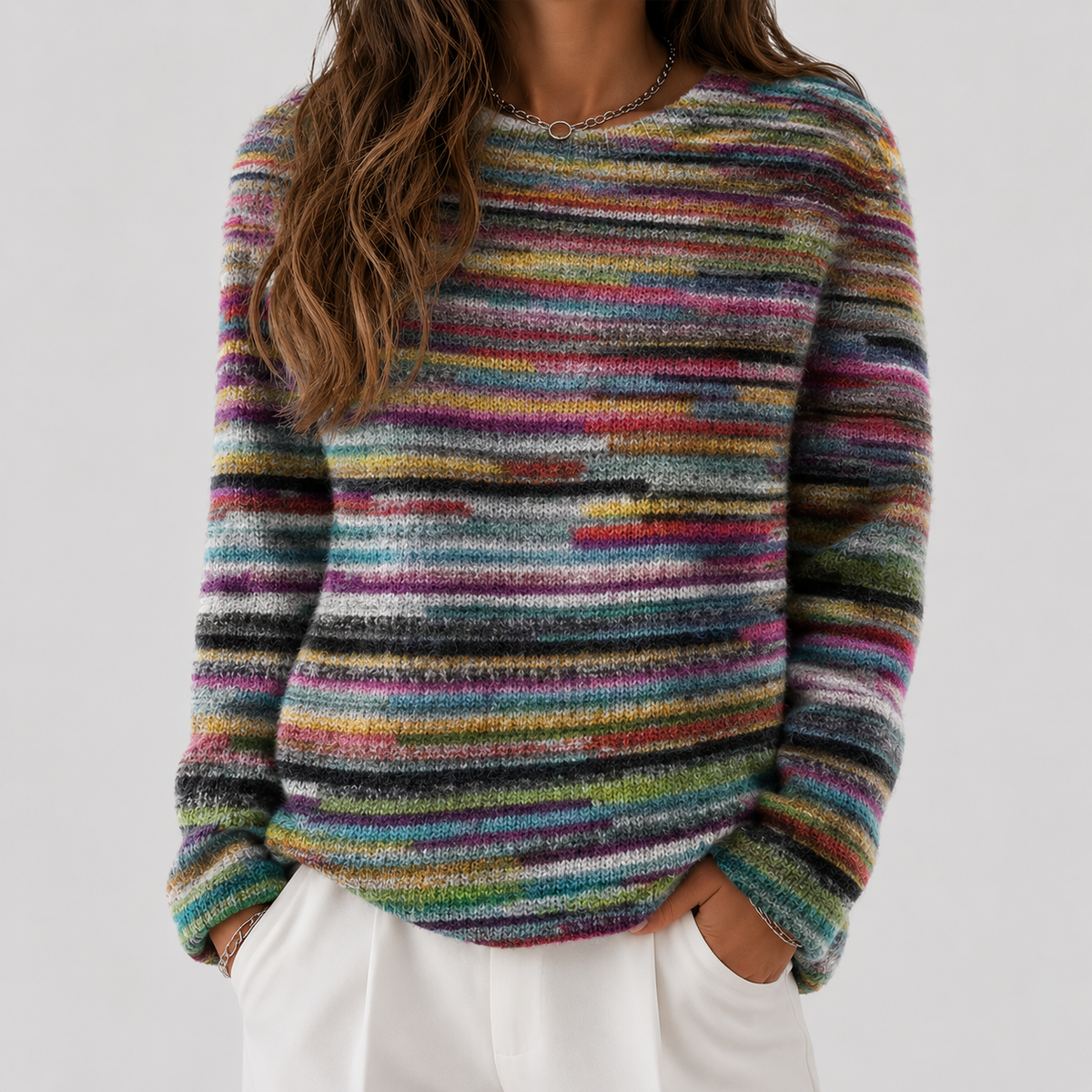 Carola | Casual Patterned Sweater