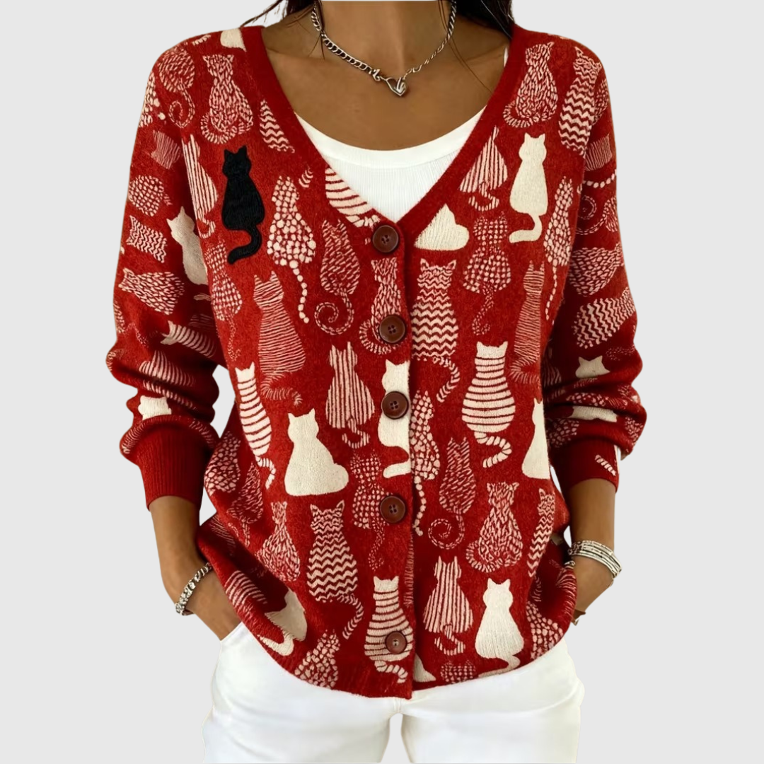 Chloe | Cozy Button-Front Knit Cardigan