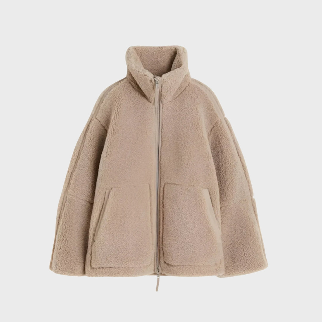 Chelsea | Soft Zip-Front Teddy Jacket