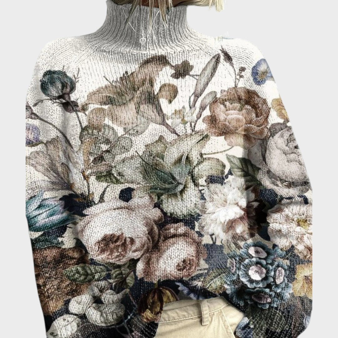 Wanda | Art Knit Turtleneck Sweater