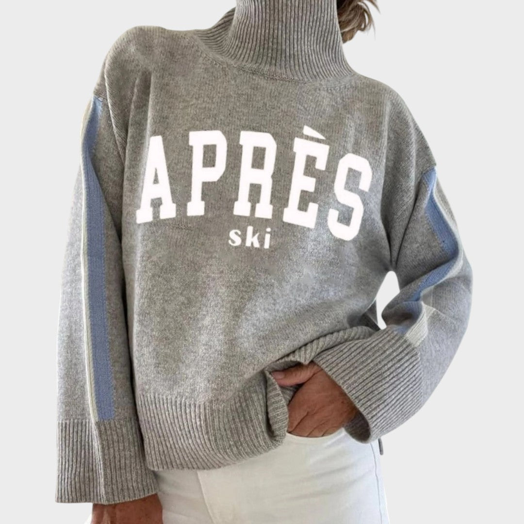Sylvia | Art Knit Turtleneck Sweater