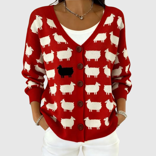 Avery | Cozy Button-Front Knit Cardigan