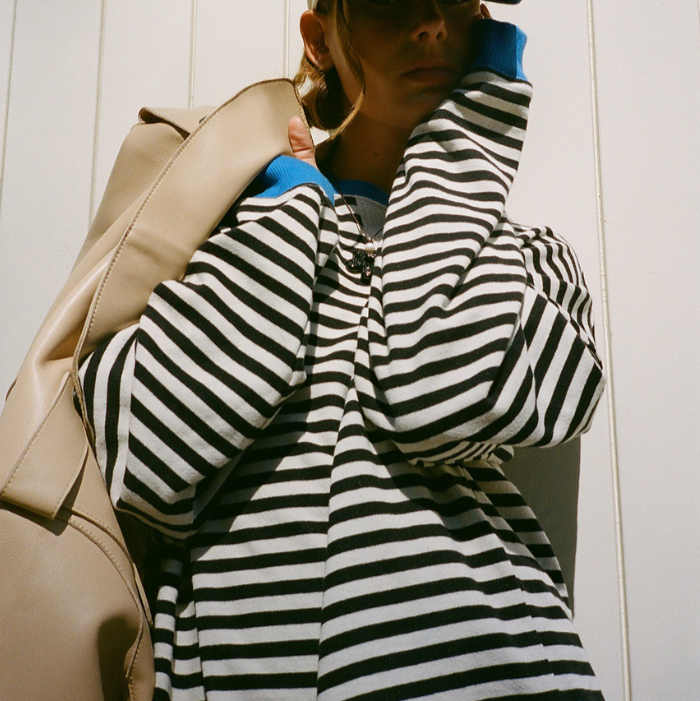 Heidi | Oversized Striped Sweater