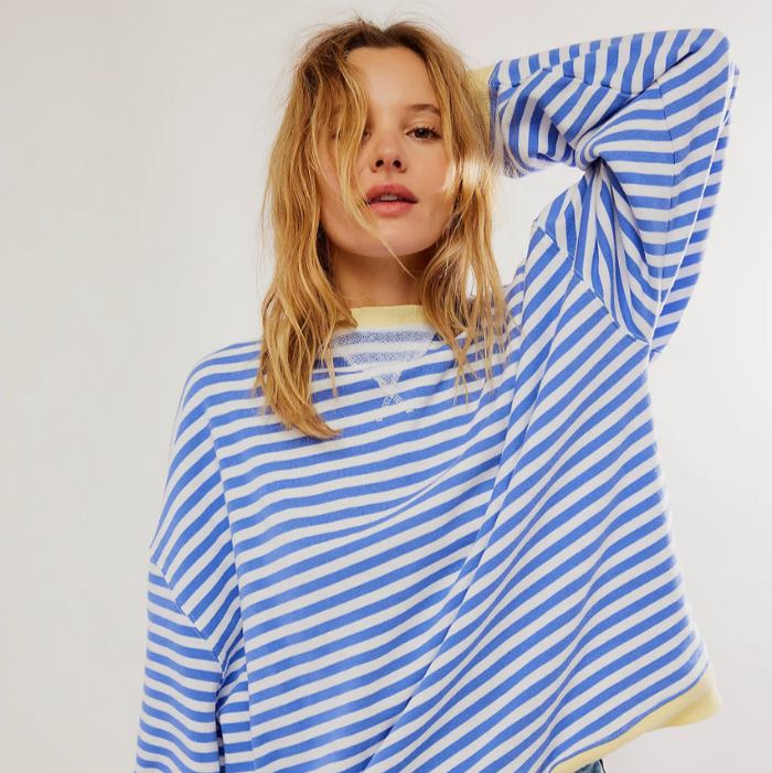 Heidi | Oversized Striped Sweater