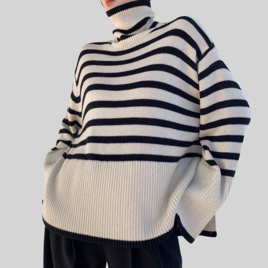 Lieselotte | Cable-Knit Turtleneck Sweater