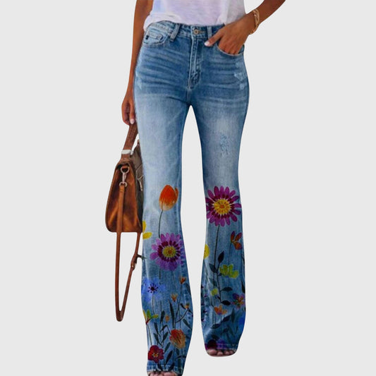 Jamie | Floral Print Pants