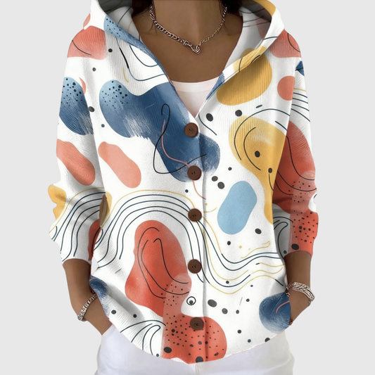 Delilah | Cozy Hooded Knit Cardigan