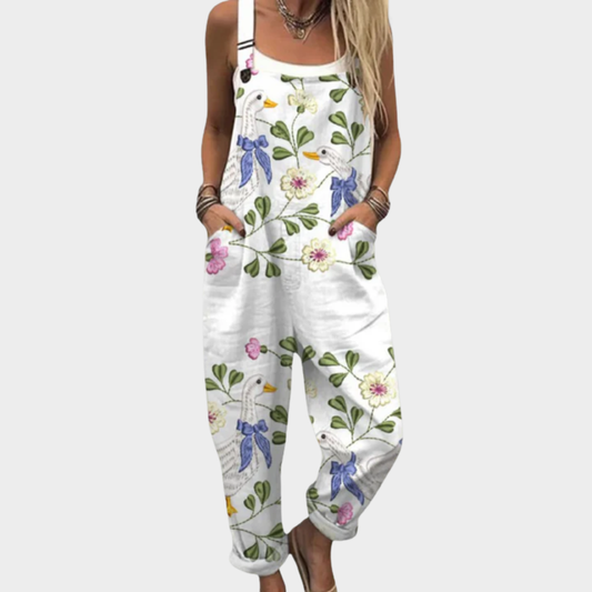 Hazel - Comfortable printed jumpsuit