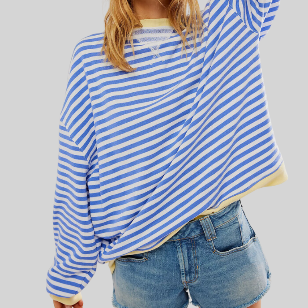 Heidi | Oversized Striped Sweater