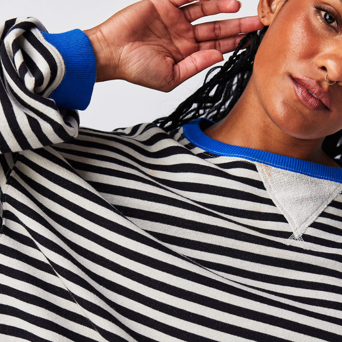 Heidi | Oversized Striped Sweater