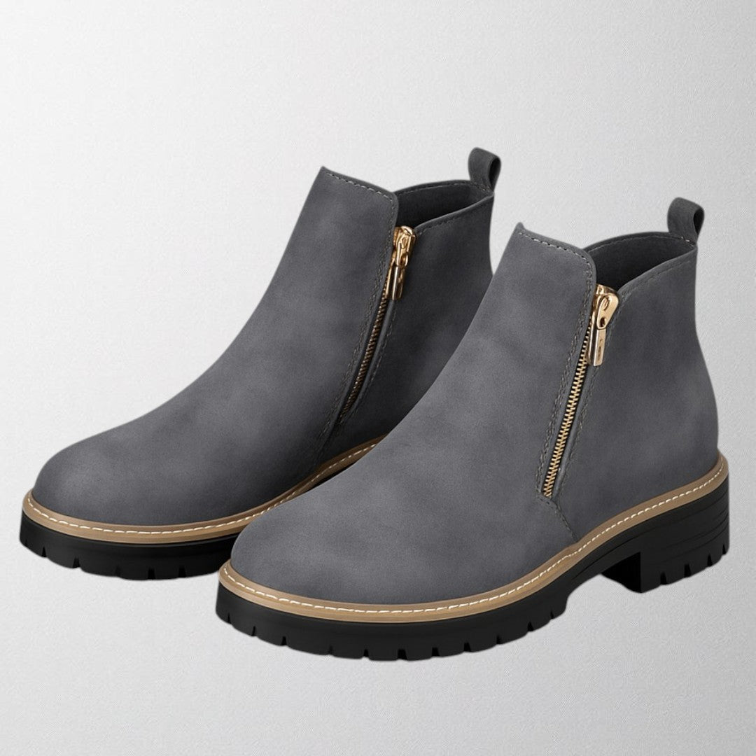 Elma | Ankle Boots with Zip