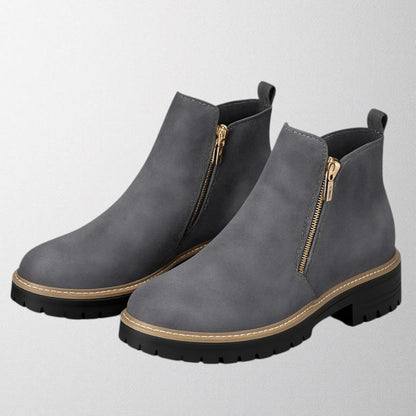 Elma | Ankle Boots with Zip