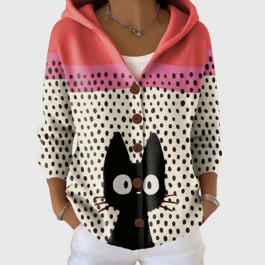 Willow | Cozy Hooded Knit Cardigan