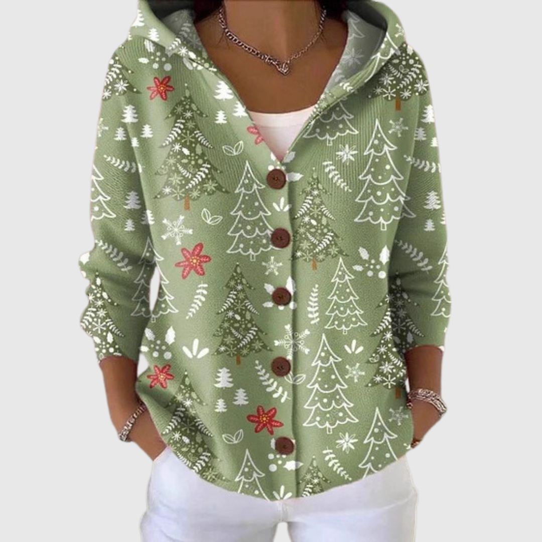 Madison | Cozy Hooded Knit Cardigan