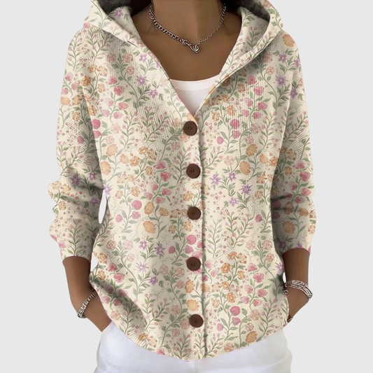 Riley | Cozy Hooded Knit Cardigan