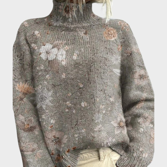 Constance | Art Knit Turtleneck Sweater