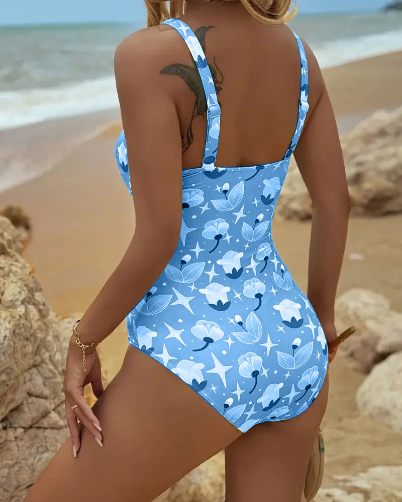 Clara | One Piece Printed Tankini