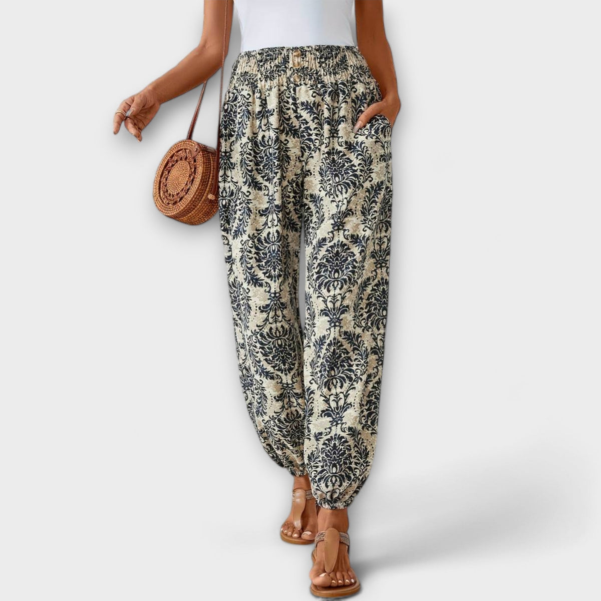 Jamie | Ethnic Graphic Pants