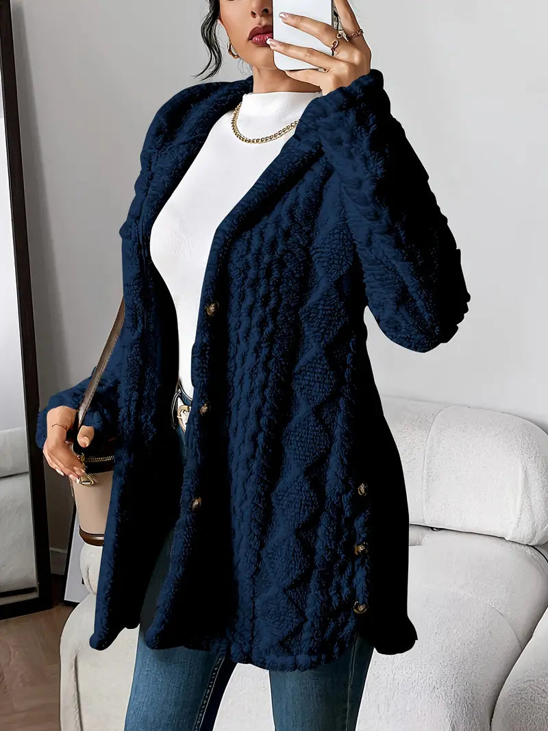 Danielle | Plush Hooded Jacket
