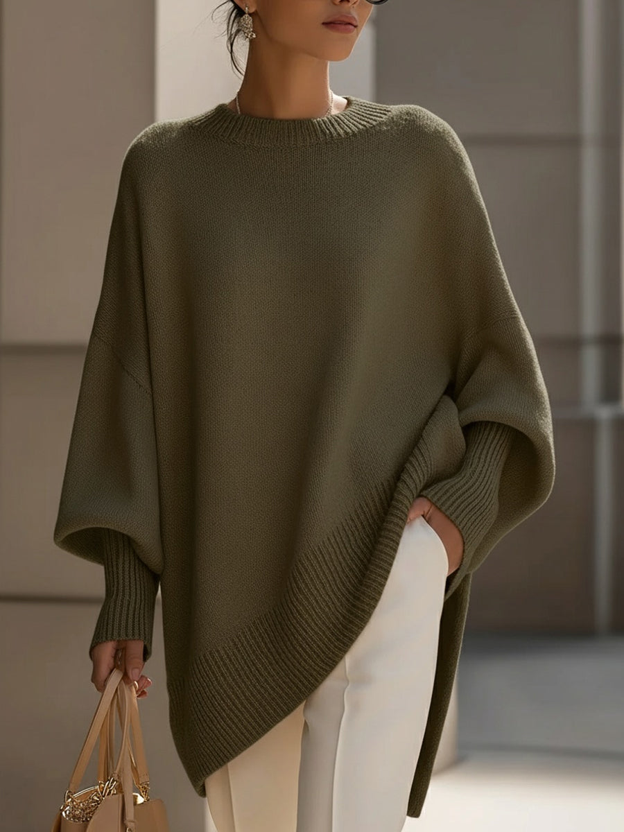 Rosemarie | Oversized Batwing-Sleeve Sweater