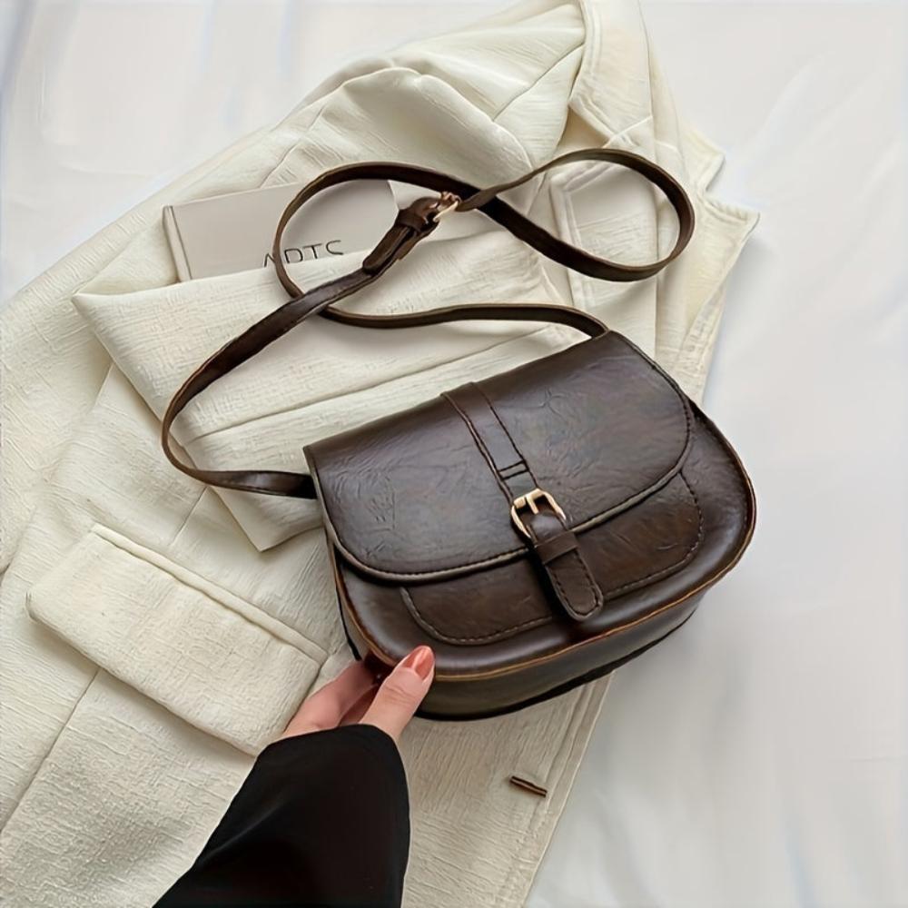 Evelyn™ | Classic Leather Crossbody Bag
