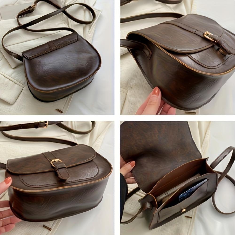 Evelyn™ | Classic Leather Crossbody Bag
