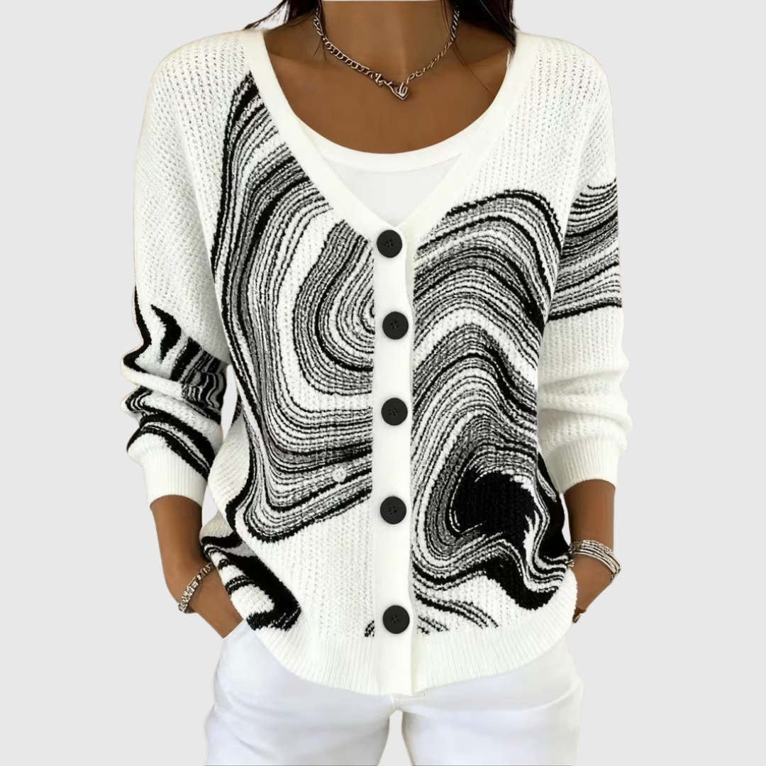 Nora | Cozy Button-Front Knit Cardigan