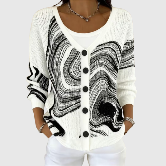 Nora | Cozy Button-Front Knit Cardigan