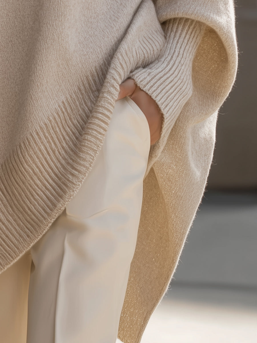 Rosemarie | Oversized Batwing-Sleeve Sweater